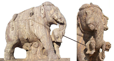 Elephants of Konark Temple