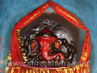 Lord Ganesha on temple wall