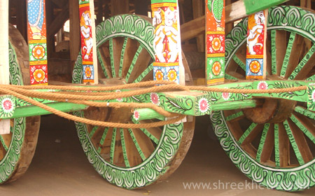Wheels of Lord Balabhadra's Chariot