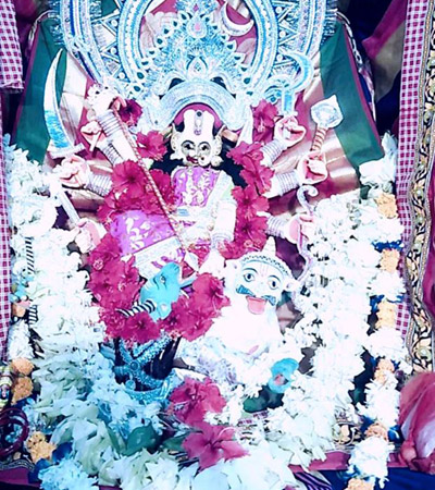 Goddess Ramachandi's Bana Durga Besha