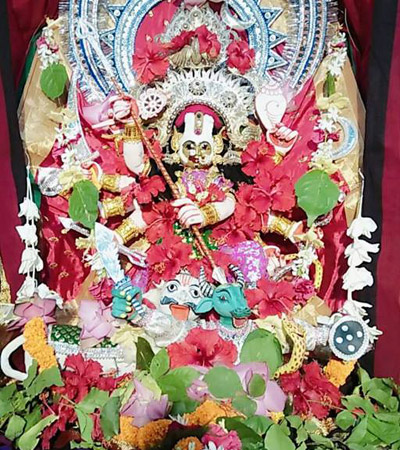 Goddess Ramachandi's Mahisha Mardani Besha