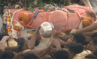 Bathing ritual of Lord Jagannath