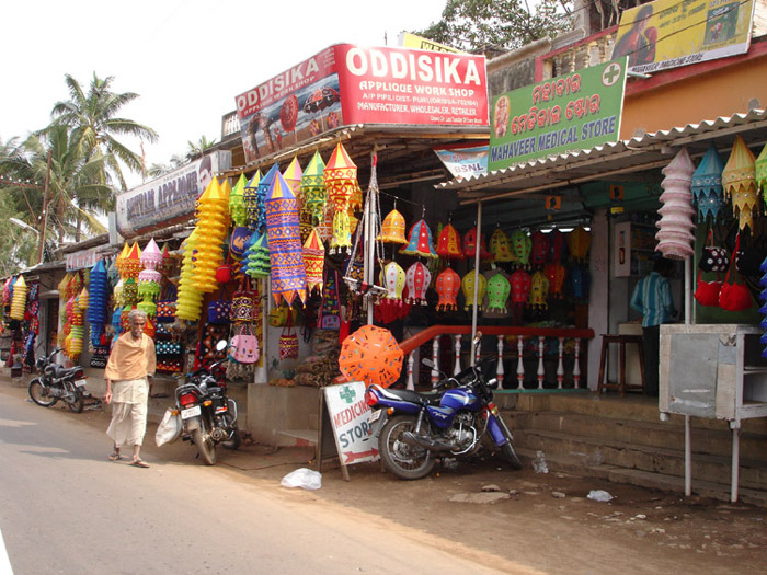 View of Pipili Market
